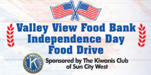 Valley View Food Bank Independence Day Food Drive